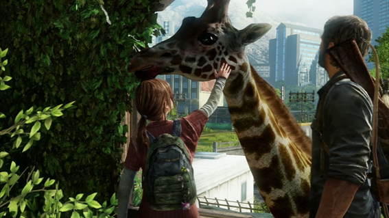 The last of us cena da girafa