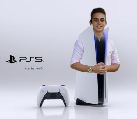 Playstation 5 com licença senhora