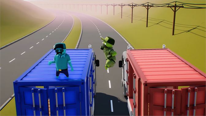 gang beasts fase do caminhão