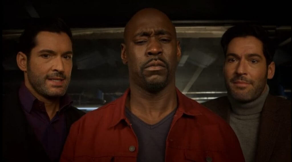 Lúficer, Amenadiel e Michael ou Miguel