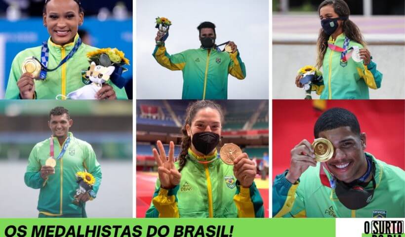 atletas brasileiros medalhistas olímpicos em Tóquio: veja quadro de medalhas do Brasil