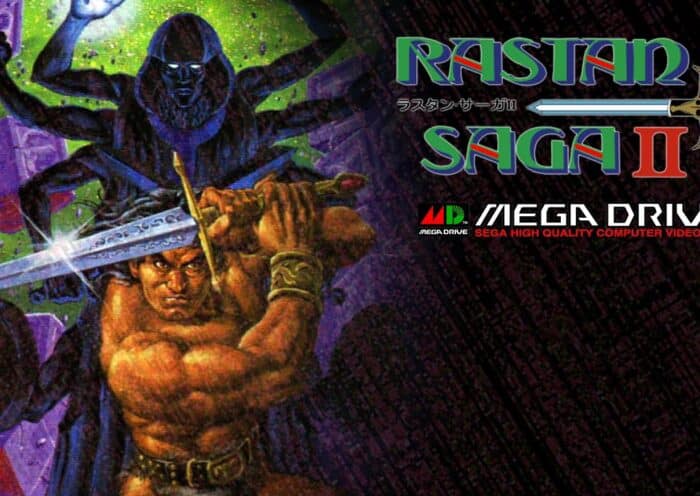 rastan saga 2 mega drive cover