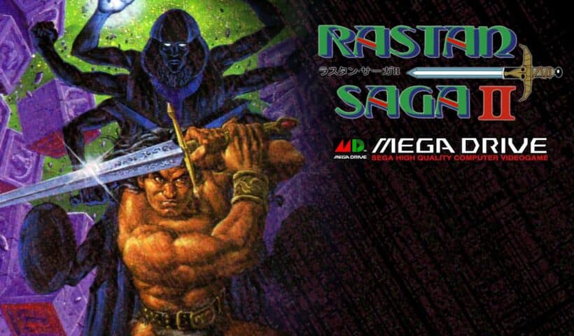 rastan saga 2 mega drive cover