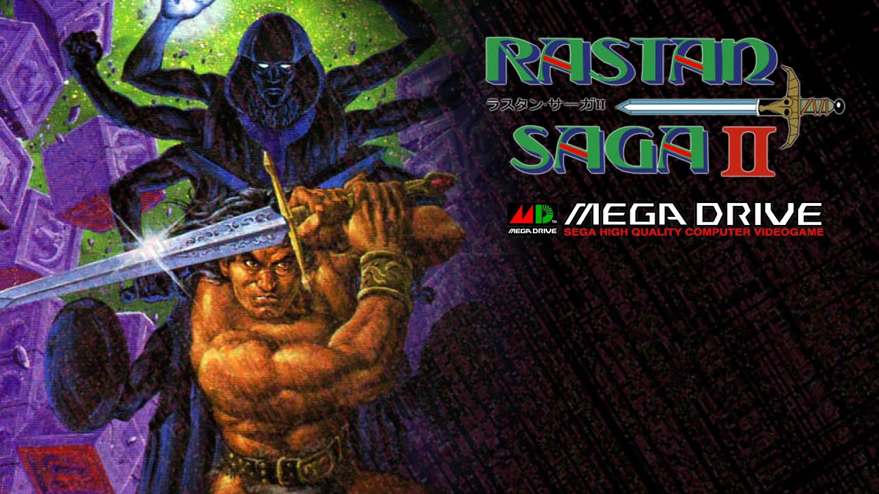 rastan saga 2 mega drive cover